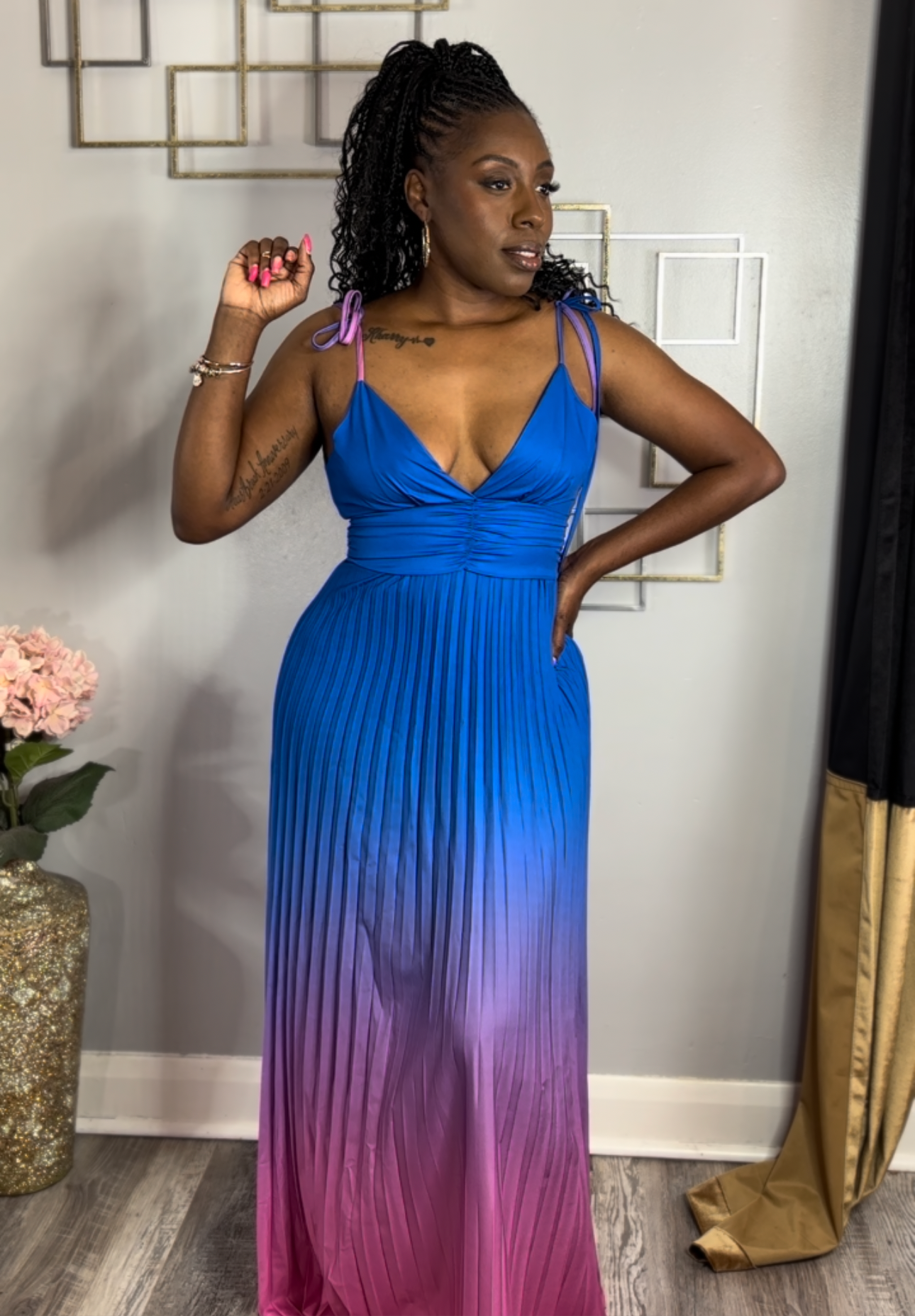 Goddess Sundress Blue