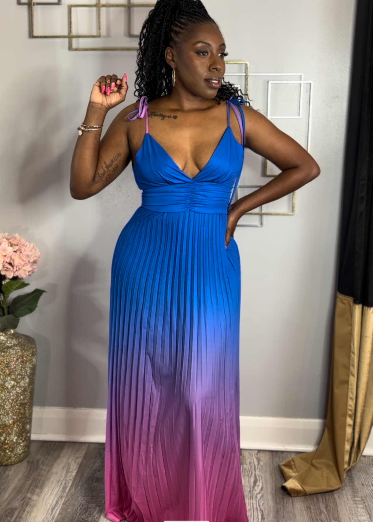 Goddess Sundress Blue