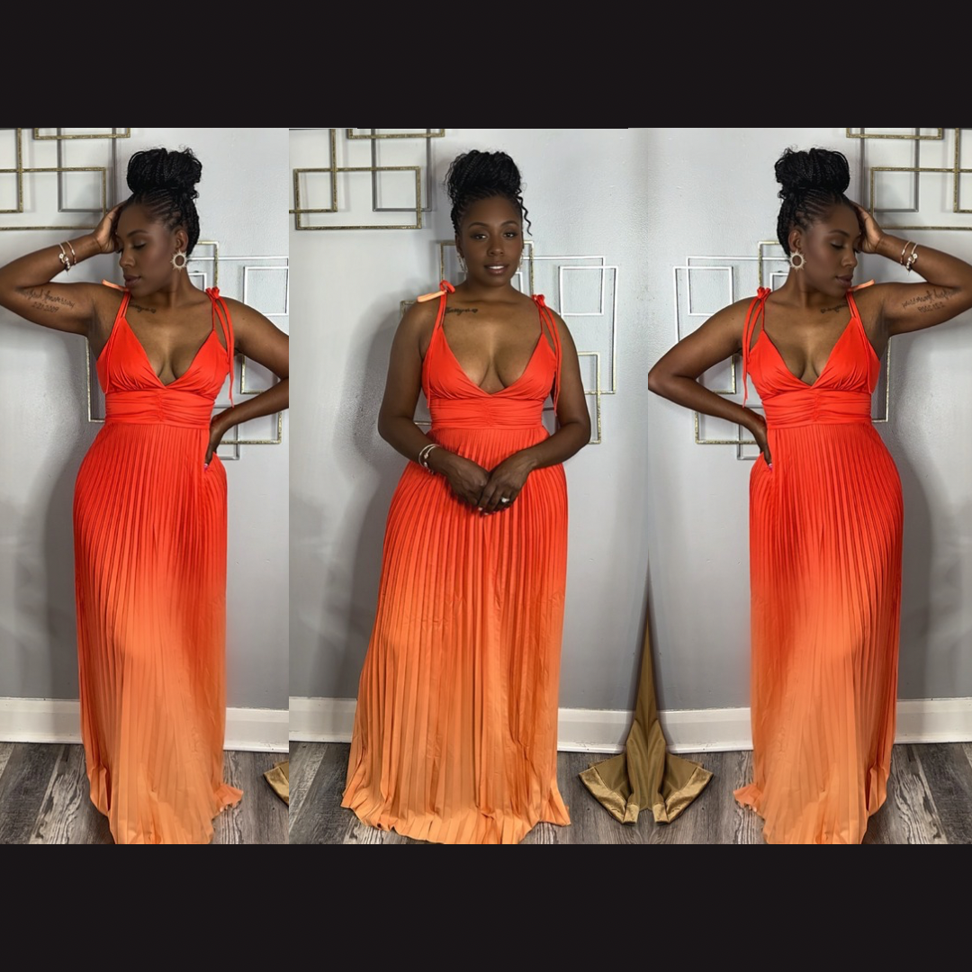 Goddess Sundress orange